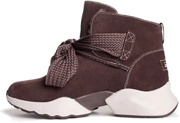 Женские коричневые ботинки Baden (Натуральная шерсть)