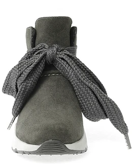 Женские серо-коричневые ботинки Baden (Натуральная шерсть)