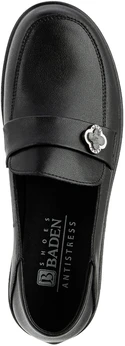 Женские черные лоферы Baden