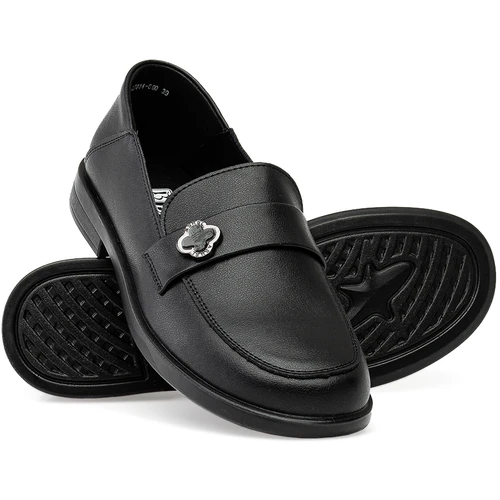 Женские черные лоферы Baden