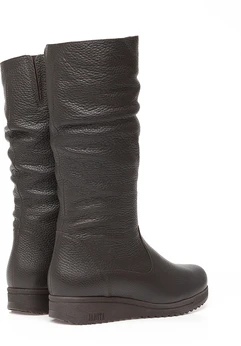 Женские коричневые сапоги Janita (Натуральный мех)