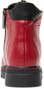 Женские красные ботинки Shoiberg (Натуральная шерсть)