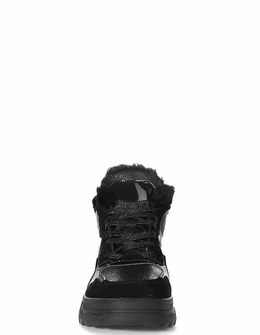 Женские черные ботинки Baden (Искусственный мех)