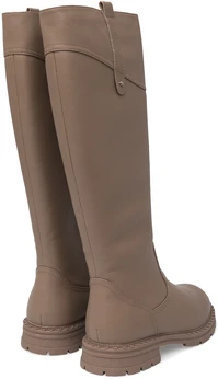 Женские бежевые сапоги Wilmar (Еврошерсть)