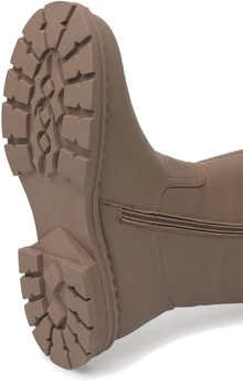 Женские бежевые сапоги Wilmar (Еврошерсть)