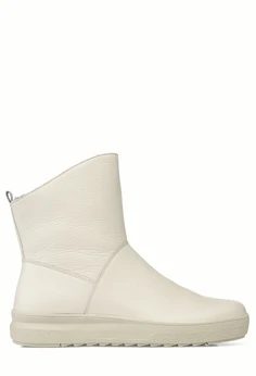 Женские бежевые ботинки Romer (Натуральный мех)