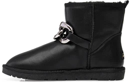 Женские черные угги Baden (Натуральная шерсть)