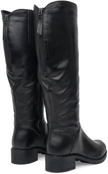 Женские черные сапоги ALEXIA LEVINI (Натуральная шерсть)