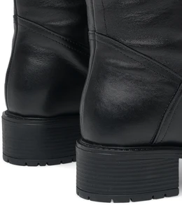 Женские черные сапоги ALEXIA LEVINI (Натуральная шерсть)