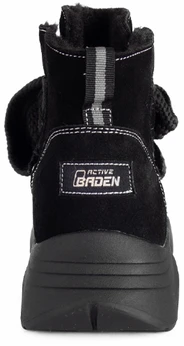Женские черные ботинки Baden (Натуральная шерсть)