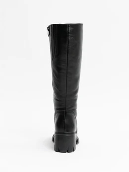 Женские черные сапоги ALEXIA LEVINI (Натуральная шерсть)