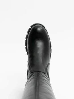 Женские черные сапоги ALEXIA LEVINI (Натуральная шерсть)