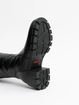 Женские черные сапоги ALEXIA LEVINI (Натуральная шерсть)