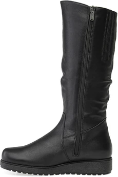 Женские черные сапоги Janita (Натуральный мех)