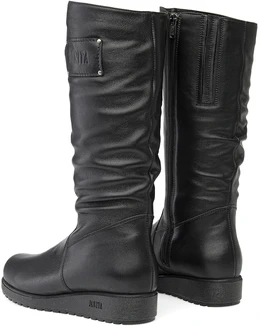 Женские черные сапоги Janita (Натуральный мех)