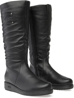 Женские черные сапоги Janita (Натуральный мех)