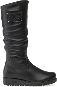 Женские черные сапоги Janita (Натуральный мех)