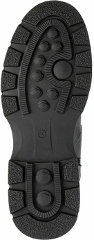 Женские серо-коричневые ботинки Shoiberg (Натуральная шерсть)