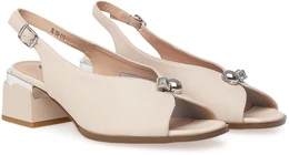 Женские бежевые босоножки Baden