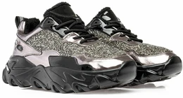 Женские бронзово-черные кроссовки Wilmar (Байка)