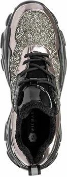 Женские бронзово-черные кроссовки Wilmar (Байка)