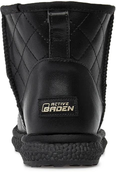 Женские черные угги Baden (Натуральная шерсть)