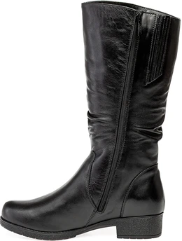 Женские черные сапоги Francesco Donni (Натуральный мех)