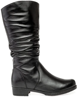 Женские черные сапоги Francesco Donni (Натуральный мех)