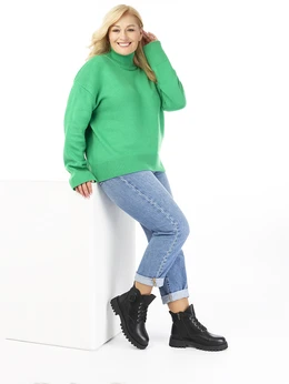 Женские черные ботинки Baden (Натуральная шерсть)