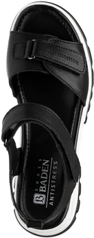 Женские черные босоножки Baden