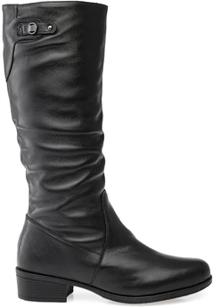 Женские черные сапоги Baden (Натуральный мех)