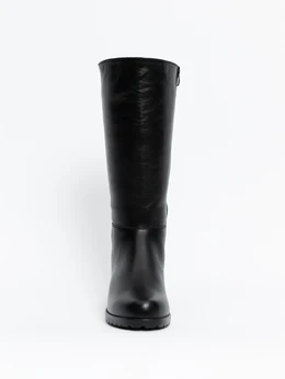 Женские черные сапоги ALEXIA LEVINI (Натуральная шерсть)