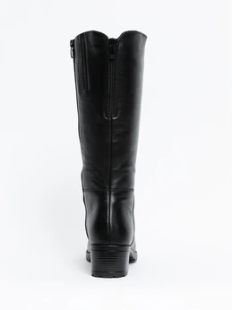 Женские черные сапоги ALEXIA LEVINI (Натуральная шерсть)