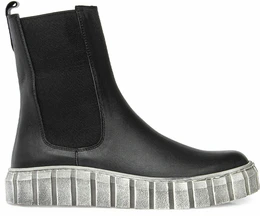 Женские черные ботинки Ascalini (Байка)