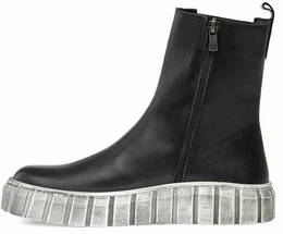 Женские черные ботинки Ascalini (Байка)