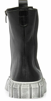 Женские черные ботинки Ascalini (Байка)