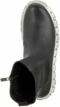 Женские черные ботинки Ascalini (Байка)