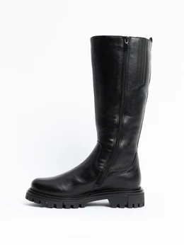 Женские черные сапоги ALEXIA LEVINI (Натуральная шерсть)