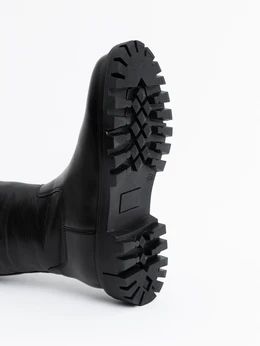 Женские черные сапоги ALEXIA LEVINI (Натуральная шерсть)