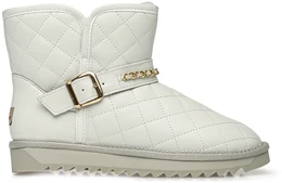 Женские бежевые угги Baden (Натуральная шерсть)