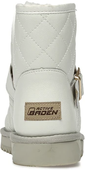 Женские бежевые угги Baden (Натуральная шерсть)