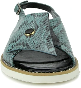 Женские зеленые босоножки Mabu