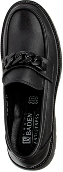 Женские черные лоферы Baden