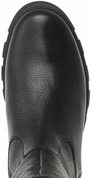 Женские черные полусапоги Janita (Натуральный мех)