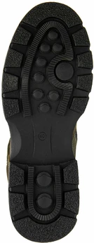 Женские зеленые ботинки Shoiberg (Натуральная шерсть)