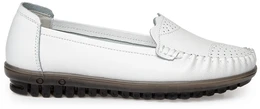 Женские белые мокасины Baden
