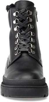 Женские черные ботинки Janita (Натуральный мех)