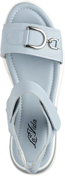 Женские голубые босоножки Lavida