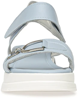 Женские голубые босоножки Lavida