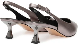 Женские серебряные босоножки Baden